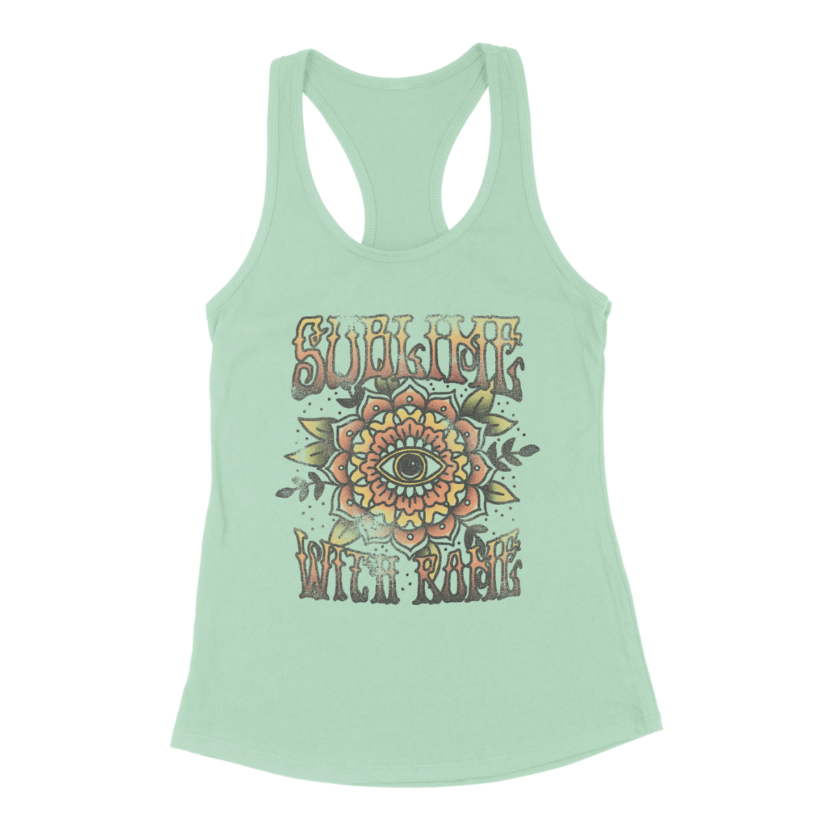 Traditional Flower Tank – Sublime With Rome Merch Store